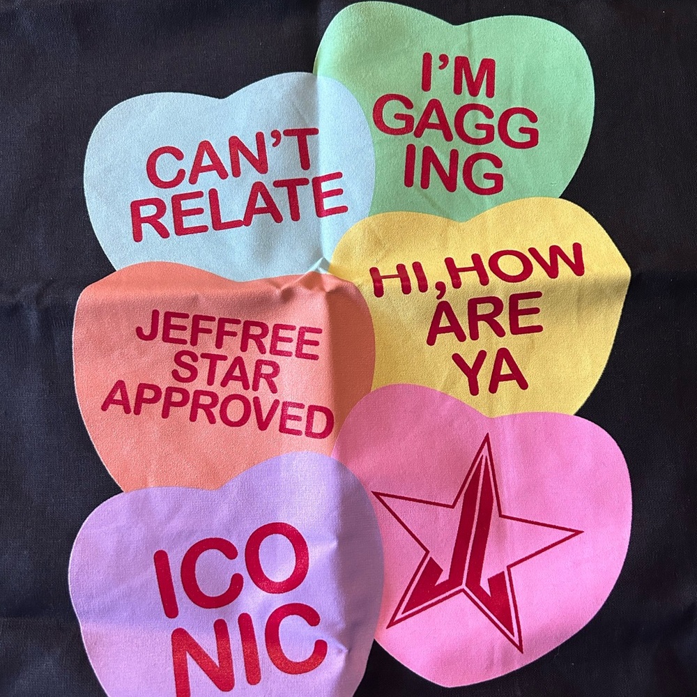Jeffree Star Exclusive Candy Heart Tote Bag